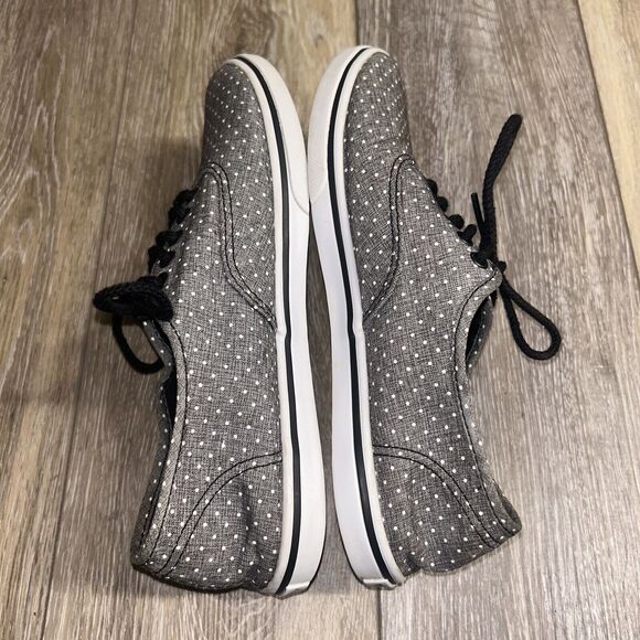 Vans Womens US Size 7 Gray Polka Dot Low Top Lace Up Canvas Sneaker Shoes TB4R - Picture 10 of 11